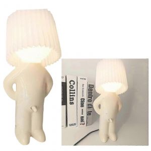Lampe De Bureau ??Un Petit Homme Timide??, Petite Lampe De Chevet, Veilleuse?-?Bonne Qualite - Neuf
