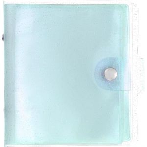 MAA-1 mini album photo, 36 poches, 10 x 10 cm, porte-cartes de crédit, pour mini appareil photo instantané, photos de voyage, cartes de crédit, bleu - Neuf