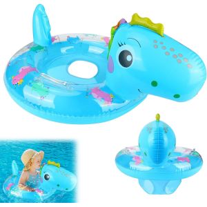 Cap-Bouée Bébé Piscine, Bébé Siège De Piscine, Bouée Siège Gonflable Bébés, Anneau De Natation, Bouée De Natation Gonflable, Convient Aux Enfants De 6 À 36 Mois - Neuf