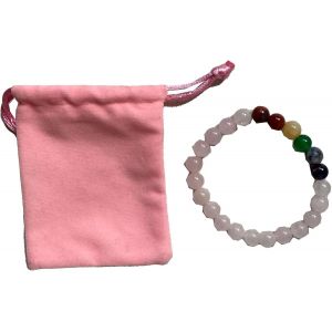 Kalsw-Bracelet Femme Ou Homme 7 Chakras En Pierre Naturelle-Bracelet Yoga-Bracelet Chakras Avec Fil Élastique-Bracelet Pierre Précieuse Avec 7 Chakra De Pierre Naturelle,Pierre ¿ - Neuf