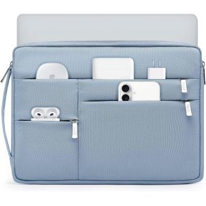 SJZG-13,3-14 Pouces Housse Pour Ordinateur Portable Pour Macbook Pro 14, Macbook Air/Pro 13, 13,8""/13,5"" Surface Laptop/Book, Sacoche Pour 13"" Hp Dell Lenovo Thinkpad Asus Acer, Bleu P&acirc;le - Neuf