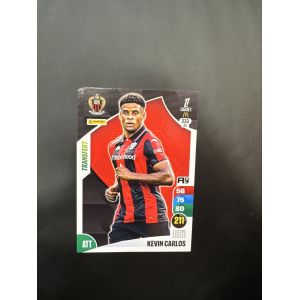 Kevin Carlos #233 Bis &ndash; Carte Panini Adrenalyn Xl Ligue 1 &ndash; Ogc Nice &ndash; Attaquant (Transfert) &ndash; Pokefantasy - Neuf