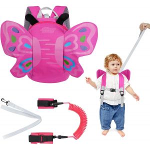 Shiliu-Aomig Harnais De Sécurité Enfant,2.5m Anti Perdu Laisse Enfant Poignet De 360 ° Rotation Sac A Dos Harnais De Sécurité Empêc[ - Neuf