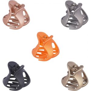 Shiliu-Pinces Pour Cheveux, 5pcs Pince Crabe Cheveux Vintage Pince Griffe Cheveux Femme En Acrylique Pince À Cheveux Irrégulière 5 [ - Neuf