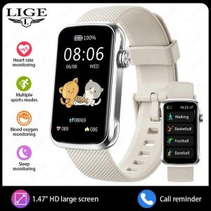 1.47 Pouces Montre Intelligente Hommes Femmes Bracelet Intelligent Fréquence Cardiaque Compte De Pas Sport Surveillance De La Santé Étanche Hommes Sport Montre Intelligente.Silver. - Neuf