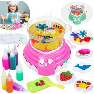ERYI-Accessoires De Cuisine Pour Enfants, Ustensiles Avec Minuterie, Lumière Et Son, Jouets En Gel D'Eau Faits À La Main, Cadeau De Jeu De Rôle Pour Jeune Fille 3 Ans - Neuf