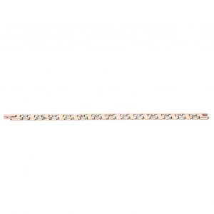 2024 Titane Acier Thérapie Magnétique Bracelet Soulagement De La Douleur Femmes Aimant Bracelet Or Rose - Neuf