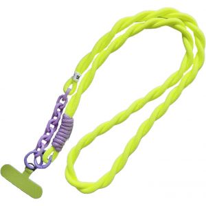 Kal-Cordon Telephone Portable, Tresse Torsad&eacute;e Laniere Telephone Portable, Pour Vacances, Activit&eacute;s De Plein Air Et Voyages - Neuf