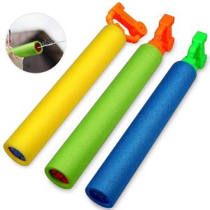 Pistolets &Agrave; Eau 3pcs Pour Les Enfants, Pistolets &Agrave; Eau Blaster, Tir Jusqu'&agrave; 30 Pieds, Pistolets &Agrave; Eau &Agrave; Mousse Super Soaker L&eacute;gers Pour Piscine Arri&egrave;re-Cour En Plein Air - Neuf