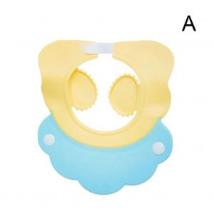 R&eacute;glable Enfants Protection Oreille Shampooing Cap B&eacute;b&eacute; Douche Laver Bouclier De Cheveux Pour Les Enfants A,Bleu - Neuf
