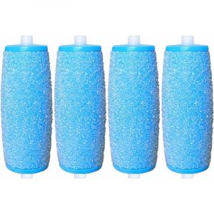 Lot De 4 Extra Rugueux Rouleaux De Remplacement Compatible Pour Scholl Velvet Smooth Express Pedi Râpe Electrique Rouleaux De Rechange Compatible Pour Scholl Velvet Smooth Râpe Wet & Dry - Neuf