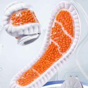 Semelles Sport Avec Amorti Complet De La Paume Orange Xxl - Neuf