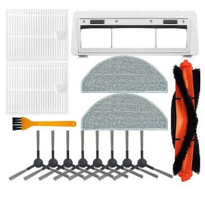 Brosses lat&eacute;rales principales, chiffon de nettoyage et filtres HEPA pour aspirateur robot Combo Essential Y01420 - Neuf