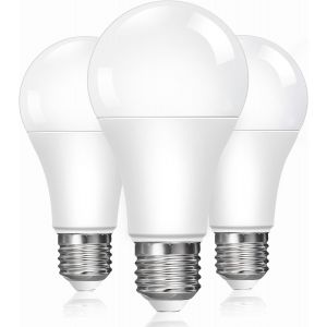 Ampoule Led E27 13w Blanc Chaud 2700k, &Eacute;quivalent 100w Incandescence, Ampoules Led A60 Culot Edison &Agrave; Vis, 1200lm, &Eacute;conomie D'&eacute;nergie, Ac 220v-240v, Non Dimmable, Lot De 3 - Neuf