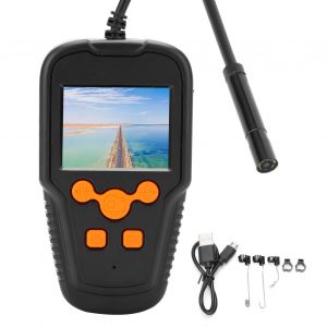 Endoscope industriel portable 2 MP, ecran HD 2,4 pouces, etanche, objectif 8 mm, camera d'inspection 10 m/32,8 pieds - Neuf