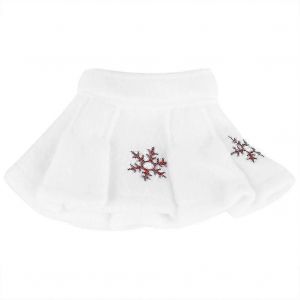 Douce Belle Jupe Flocon De Neige Blanc Pour Fille Elfe Poupée Sur L'étagère Décoration De Noël Cadeau SD128 - Neuf