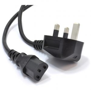 Origin Storage C-E-POWER-UK c&acirc;ble &eacute;lectrique Noir 1,8 m Prise d'alimentation type G Coupleur C13 - Neuf