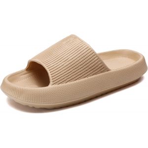 Kalanka-Pantoufles Claquettes Femmes Hommes Summer Chaussons,Massage De Douche Salle De Bain Non Glissée Séchage Rapide Orteil Ouvert Super Doux Confortable Pantoufles - Neuf