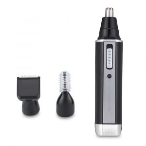 Tondeuse À Poils De Nez Rechargeable 3 En 1, En Acier Inoxydable, Étanche, Noire, Pour Oreilles Et Nez - Neuf