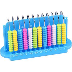 Ca E De Comptage De Boulier De Calcul Mental En Plastique Avec 12 Rangées, 5 Couleurs Pour L'Éducation À La Maison[Z1144] - Neuf