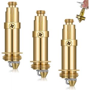 SJZG-Lot De 3 Bassin Pop-Up Remplacement,Bouchons Vidange Pop-Up Laiton,Bonde De Lavabo Pop Up,Rechange Salle Bain Bouchon Clack,Convient &Agrave; La Plupart Des Bouchons - Neuf