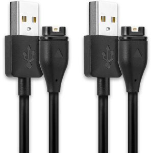 2x C&acirc;ble Usb Transfert De Data Compatible Avec Montre Connect&eacute;e Garmin Fenix 7, 6, 6 Pro, Vivoactive 4, 4s, Forerunner 945, Venu 2, Cordon Charge Smartwatch Connector Vers Usb A 2.[Cab9165182] - Neuf