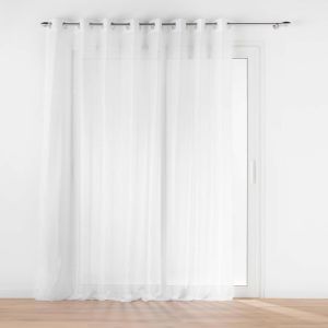 ERYI-Voilage À Oeillets Grande Largeur (300 X 240 Cm) Lissea Blanc, Voile Sablé - Neuf