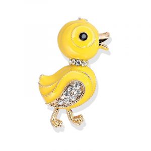 Broche Petit Canard Jaune - Neuf