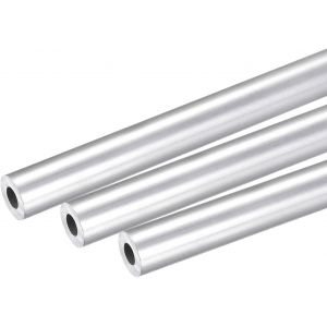 Kalanka-Tube Aluminium 6063 Aluminium Rond Tube 6mm Diam&egrave;tre Externe 3mm Interne Diam&egrave;tre 25cm Longueur Tuyau Tube 3pcs - Neuf