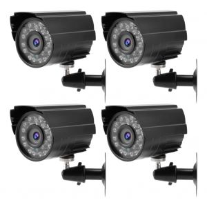 Camera dome de securite analogique hybride 4 en 1 AHD/TVI/CVI/CVBS 4 MP HD 24 LED (US 100-240 V) - Neuf