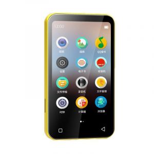 Lecteur MP4 Écran Couleur 64G WiFi Bluetooth Haute Définition Autonomie Longue Jaune YONIS - Neuf