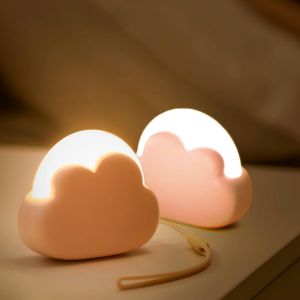 Veilleuse Enfant Nuage Lampe De Nuit Cadeau Naissance Bébé Fille Garçon Lampe Chevet Maternité - Neuf