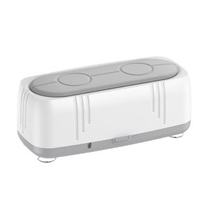 Nettoyeur De Bijoux &Agrave; Ultrasons, Nettoyeur &Agrave; Ultrasons Professionnel Aliment&eacute; Par Batterie Avec R&eacute;servoir D'eau En Acier Inoxydable - Neuf