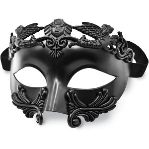 Masque De Bal Masqu&eacute; Pour Homme-Masque V&eacute;nitien Grec,Romain,Masque De Mardi Gras.[J207] - Neuf