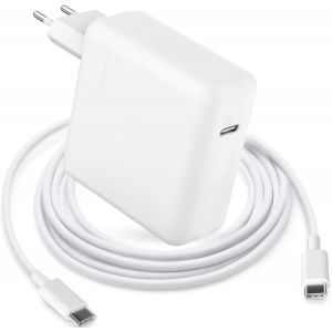 Chargeur Rapide Usb C 96W,Adaptateur Secteur Type-C Pour Macbook Pro 16/15/14/13 Pouces, Ipad Pro 12.9/11 Pouces, Lenovo,Fonctionne Avec Tous Les Périphériques Usb C,Avec Câble Type-C Vers C[Z999] - Neuf