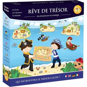 Eryi-Zoe Yateka - Rêve De Trésor - Jeu De Parcours Et Stratégie - Jeu Semi-Coopératif - Enfant Et Famille - A Partir De 5 Ans, Blanc - Neuf
