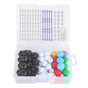 Kit de construction mol&eacute;culaire pour chimie organique et inorganique - Atomes et liaisons vari&eacute;s - Outil &eacute;ducatif pour enseignants et &eacute;tudiants - Dimensions 16x12x5.8 cm - Poids 0.3 kg - Neuf