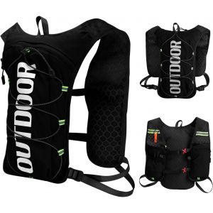 Acdsgd-Gilet D'hydratation De Course L&eacute;ger Pour Homme Et Femme Compatible Avec Poche D'eau De 1,5 L - Sac &Agrave; Dos D'hydratation R&eacute;fl&eacute;chissant Pour Cyclisme, Randonn&eacute;e, Marathon - Neuf