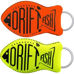 Néoprène Bateau Flottant Trousseau De Taille Jumbo Float 5-6 Clés Imperméable Porte-Clés Vert Orange - Neuf