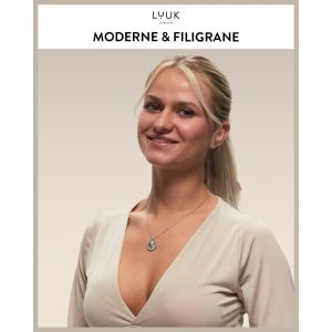 Kalanka-Colliers F&eacute;minins En Acier Inoxydable Avec Pendentifs Au Design Intemporel, Porte-Bonheur, Port Quotidien, Carte Happiness, Id&eacute;e-Cadeau, Argent, Or, Or Rose - Neuf