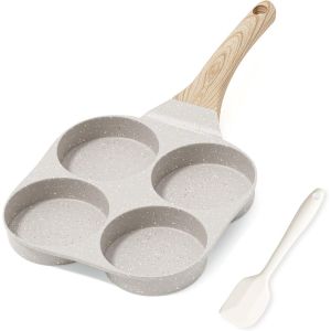 Antiadhésif Poêle À Omelette Induction Poêle À Oeufs Granit Petite Poêle À Frire Sans Pfoa Ronde 4 Trous Poêle À ?Ufs Pour Le Petit Déjeuner Poêle À Crêpes Poêle De Camping - Neuf