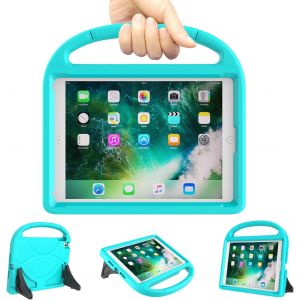 LORANKA-&Eacute;tui iPad 9,7 pour Enfants 2018/2017 iPad 6/5e g&eacute;n&eacute;ration &Eacute;tui &iquest; l&eacute;ger r&eacute;sistant aux Chocs pour Enfants avec poign&eacute;e et Support pour iPad Air/iPad Air 2/iPad Pro 9,7"" Tablette &iquest; Turquoise - Neuf