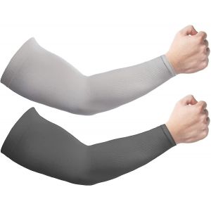 2 Paires Sun Uv Protection Cooling Arm Sleeves Pour Hommes Et Femmes, Upf 50 - Neuf