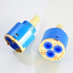 35/40mm Cartouche à Disque en Céramique, Céramique Cartouche de Robinet mitigeur, de commande à l'Intérieur de la Valve, Pratique, Bleu en Plastique PP Vanne (40mm) - Neuf