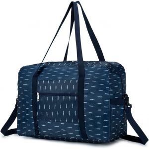 KALANKA-Sac de Voyage Ryanair Cabine 40x20x25 Pliable Sac à Main Nylon Imperméable Sac Weekend Homme Femme Organisateur Valise Cabas de Voyage Sac Cabine - Neuf