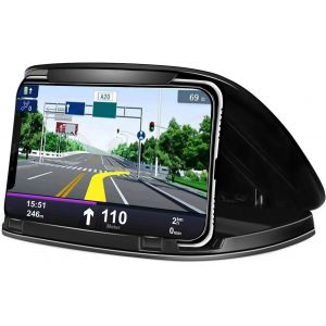Kyaoayo-Dash Cam, Support Voiture Compatible Avec Tous Les Appareils De 3 À 6,8 Pouces Avec Support Anti-Squelch, Support Voiture Universel Compatible Pour Iphone Xs X 8.7 Samsung S10 S9-Noir - Neuf