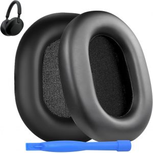 KAL-Remplacement Coussinets D'Oreille Pour Sony Wh-0Xm5 Noise Cancelling Casque Par -Memory Foam Et Protein Pu Coussinet Casque -Coussinets De Rechange U2013 Noir - Neuf