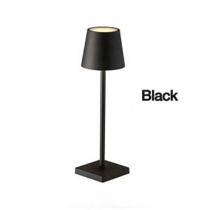 Ore-Lampes De Table Led 3 Niveaux Dimmable Sans Fil Lampe De Bureau Led Tactile Chevet Lumière Ambiante Créative Usb Rechargeable Barre Décor Extérieur-Black- - Neuf