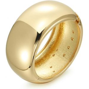 Eryi-Bracelets Martelés Larges Et Épais Pour Femmes Et Filles, Délicats Et Minimalistes, Plaqués Or Jaune 14 Carats, Bracelets Ouverts, Déclaration Unique, Exagéré, Tendance, Cadeau De Bijoux - Neuf