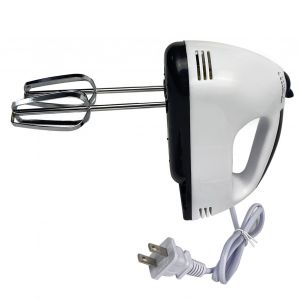HJLIAN Batteur a main electrique a 7 vitesses avec 4 fouets pour pate a gateau aux oufs et creme - Neuf
